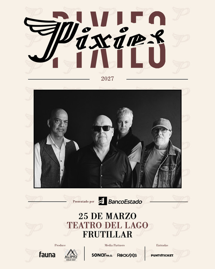 Pixies suma concierto en Chile y debutará en Frutillar